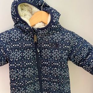 Reversible The North Face - Mossbud Winter jacket - 6-12 months